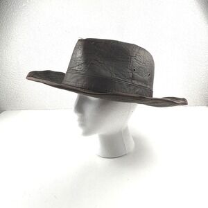 Gold Coast Sunwear Outback Safari‎ Hat Mens OS Brown Weathered Cotton